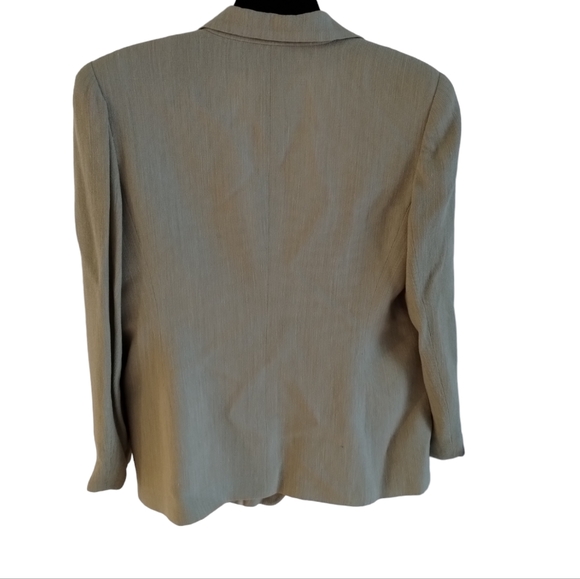 Marisa Minicucci Viscose/ Poly Jacket Blazer Double Button Padded Lined Size 14 - Picture 4 of 11